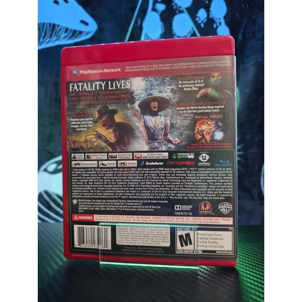 Sony PlayStation 3 Netherrealms Mortal Kombat Komplete Edition 2012